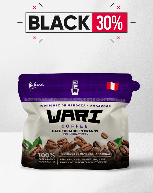 Wari Coffee - Café tostado en grano 250g