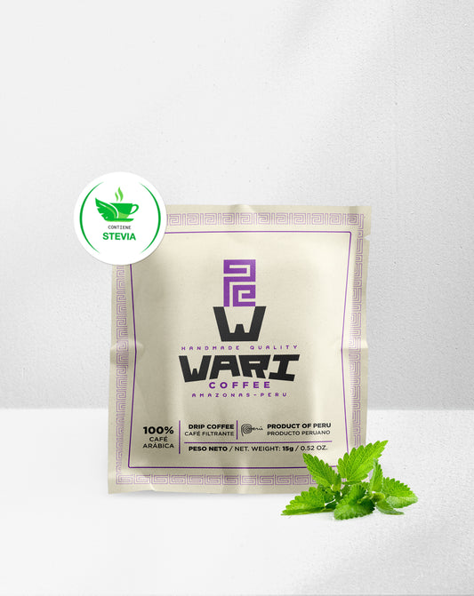 Wari Coffee - Filtrante con stevia