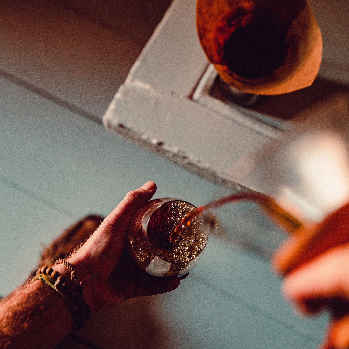 preparación de café